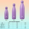 Konokyo Insulated Water Bottles,17 oz Double Wall Stainless Steel Vacumm