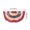 Outanaya 4th of July Decorations American Flag Flags Semicircle Patriotic