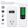 Wireless Thermostat Outlet Temperature Auto Detection LCD Backlit Temperature Controller