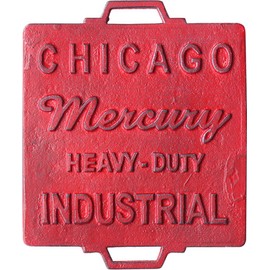 Mercury Trivet Iron Trivet Square Trivet Trivet 6.5 x 6.5 x 0.7 inches (16.5 x 16.5 x 1.8 cm), Red