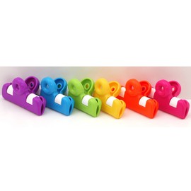 Seiei 17882 Rainbow Clips, Mini (Pack of 6)