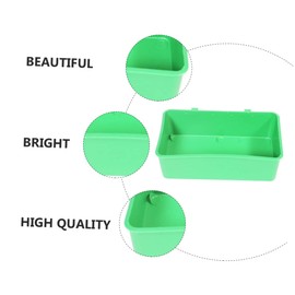 ORFOFE 2pcs Bird Bathing Tub Parrot Shower Basin for Pet Supplies Green for Birds Stress Relief Natural Cleaning Engaging Design for Enhanced Activity