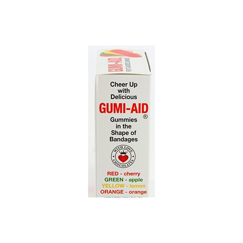Gumi-Aid Fruit Flavored Gummy Bandages 3 oz Box (Pack of