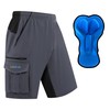 Men's Mountain Bike Shorts 3D Padded Bicycle Biking Shorts Quick