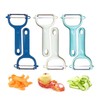 Trez Treamer 6-Piece Vegetable Peeler for Kitchen，Y Ceramic Peeler Potato