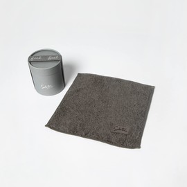 Growing Towel "feel" Petite Hand Towel: Charcoal (gray)