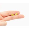 Handmade Lime Stud Earrings