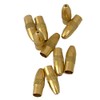 Bullet Brass Lure Bodies & Solid Smooth Beads & Hex