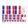 A5 Sticker Sheet France Flag Vinyl Stickers - French Flags