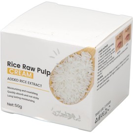 Crema de Agua de Arroz ANGGREK, Crema Facial Reparadora de Arroz de 1,8 Oz, Crema Hidratante para la Cara que Se Desvanece, Repara las Líneas Finas, Barrera para la Piel, Crema