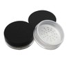 DNHCLL 2PCS 50ML Plastic Empty Clear Make-up Loose Powder Container