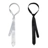 LUJIYY Women Skinny Scarf Long Necktie JK Uniform Tie Skinny