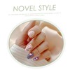 Vaguelly 2 Sheets Embossed Marguerite Nail Art Stickers for DIY
