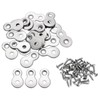 uxcell 20 Pcs Figure 8 Fastener with Screws, Table Top