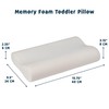 Tiny Twinkle Toddler Pillow with Fitted Pillowcase | Ergonomic Shape