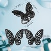 GELVTIC Women's Jewelry Sets Crystal Butterfly Earrings Necklaces for Women