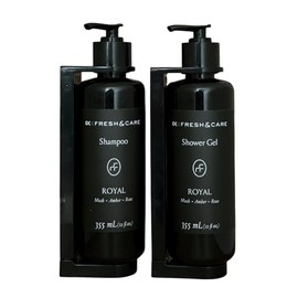 FRESH  CARE COLLECTION  Kit de Amenidades Hoteleras  Velvet Rose  Amber  Set de Shampoo y Jabón Corporal para Hoteles, Airbnb y Spa. 355ml