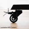 VIVO 2 inch M10 Threaded Locking Casters, Heavy Duty Replacement