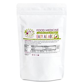 Life’s Healthiest Easy As ABC Whole Food Therapy Powder Blend - 100% bioavailable nutrients from Whole Food. Organic, Plant-Based, Non-GMO, Clean and raw. 60 Servings.