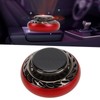 Car Air Freshener Solar Energy Rotating Aromatherapy Diffuser Interior DecorationRed