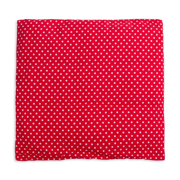 UMOI Cherry Pit Heat Pad Pillow for Kids & Children | Microwaveable Thermotherapy Pillow for Relaxation, Pain Relief and Health (Red with White Dots)