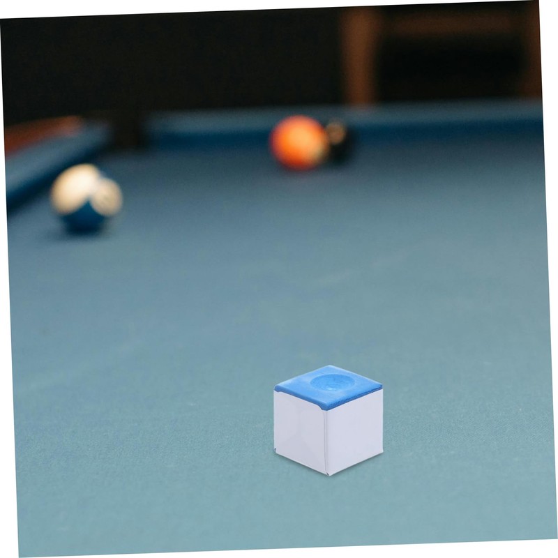 NOLITOY 12Pcs Professional Billiard Cue Chalk Cubes Durable Snooker Pool