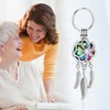 Minicremation Dream Catcher Urn Keychain for Ashes, Stainless Steel Urn