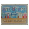 For Sale Beach Huts on the Seafront Metal Wall Sign