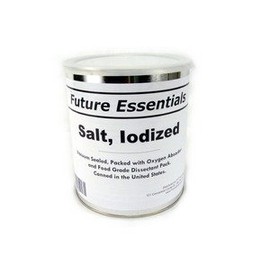 1 Can of Future Essentials Iodized Salt, #2.5 Can, 2lbs Net Weight