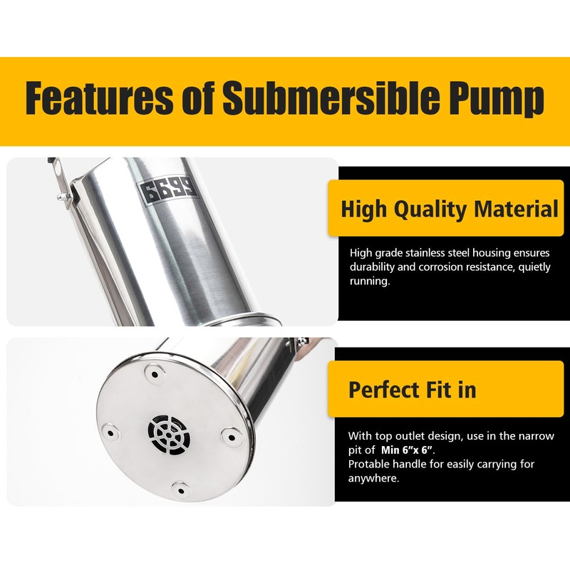 Tankless Water Heater Flushing Kit Includes 1/4HP Stainless Steel Sump