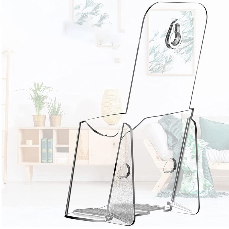 2 pack Acrylic Brochure Holder Plastic Clear Literature Holder with
