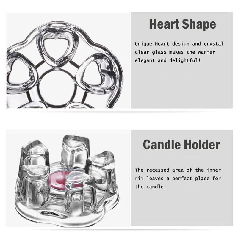 TAMUME Large Glass Warmer (Crystal)