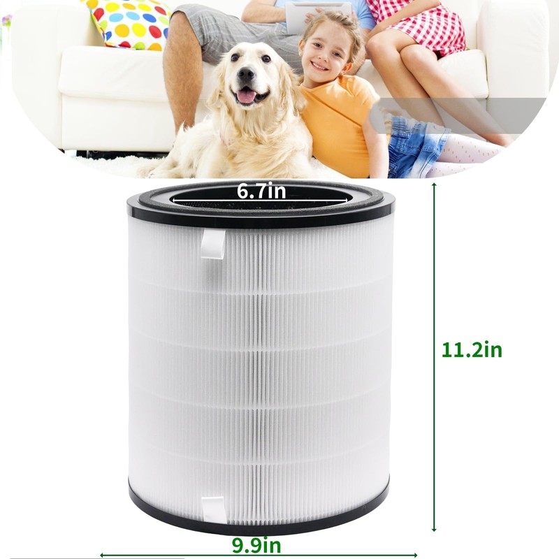LV-H133 Replacement Filter, Compatible with LEVOIT LV-H133 Tower Air Purifier,