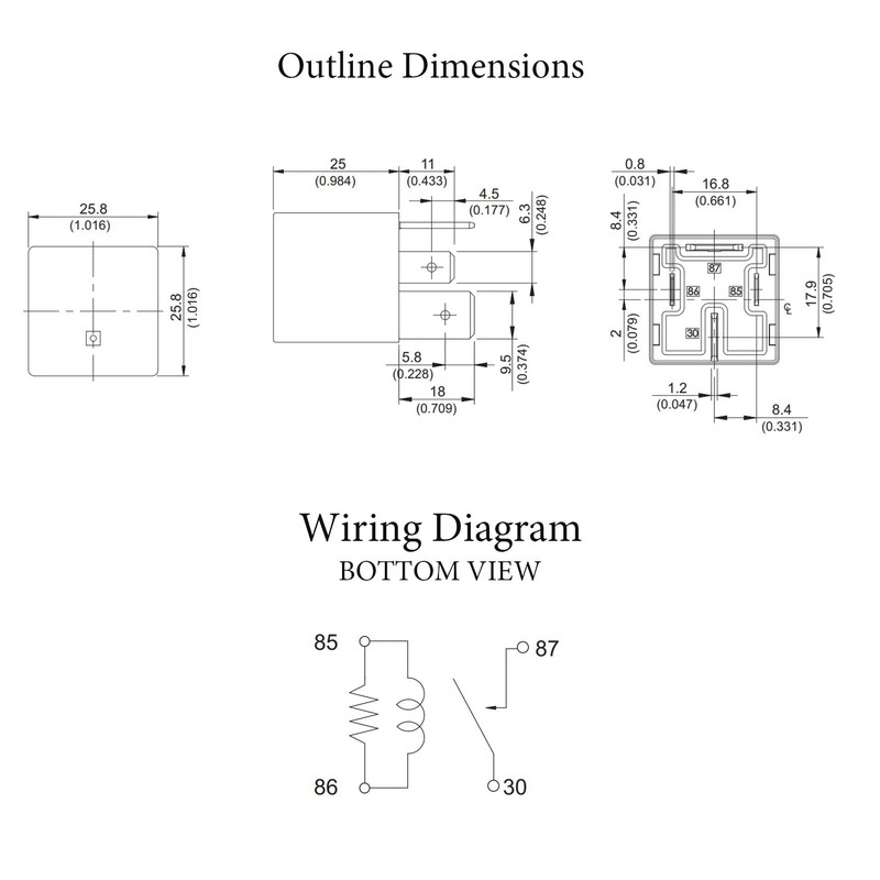 897H-1AH-D-R1 M30 33190530 70A 12VDC SPST Automotive Relays 4Pins with