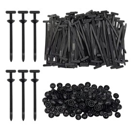 160Pcs Nylon Cable Tie Buckle Set – Universal Zipper Clips for Cars, Multi-Purpose Zip Tie Rivets & Fasteners, UV-Resistant Cable Ties Buckle for Daily Repairs, DIY, Home, Automotive & Organizing
