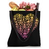 Colorful Cute Hearts Shape Silhouette Lover - Skull Tote Bag