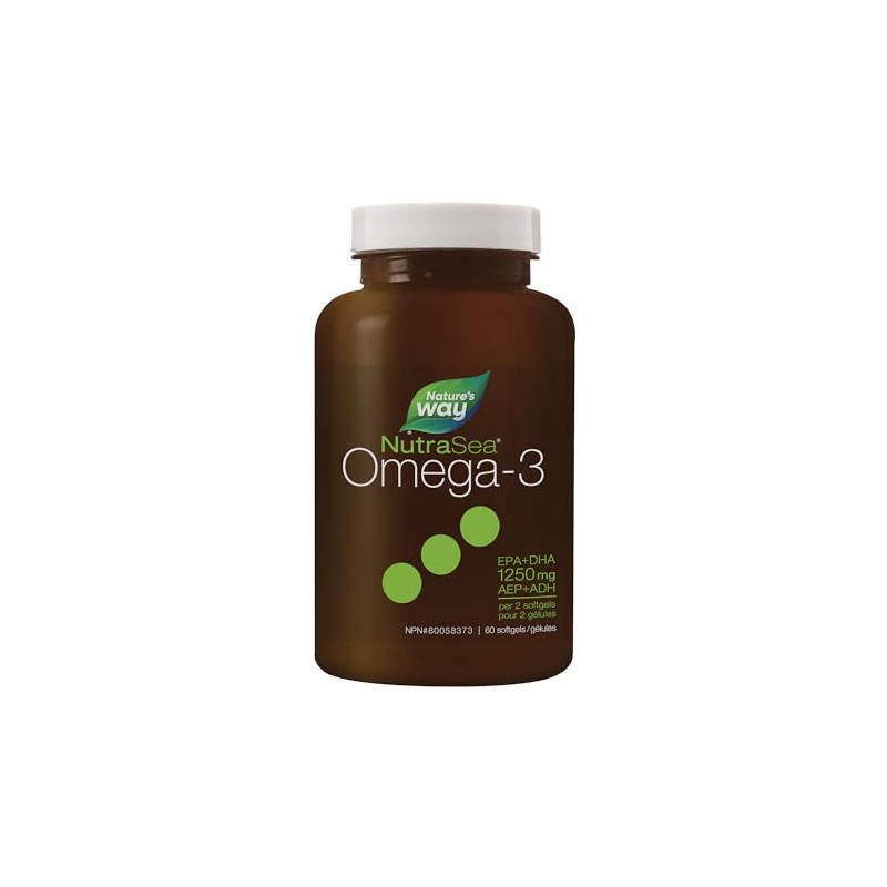 Natures Way NutraSea Softgels Menta Fresca 60 c - Suaves