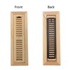 Homewell White Oak Wood Floor Register Vent Cover, Flush Mount