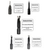 FomaSP Domino Cutter,Solid Carbide Domino Bits Set Include 4mm/5mm/6mm/8mm/10mm for