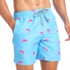 Biwisy Mens Swim Trunks Quick Dry Beach Shorts Casual Swimming