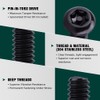 (25 pcs) M6-1.0 x 12mm Button Head Torx Drive Machine