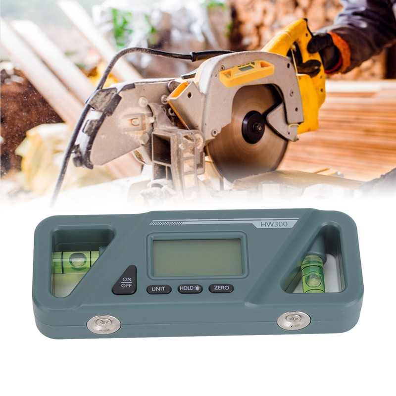 Digital Inclinometer Plastic ABS Magnetic Base Level Angle Measuring Gauge
