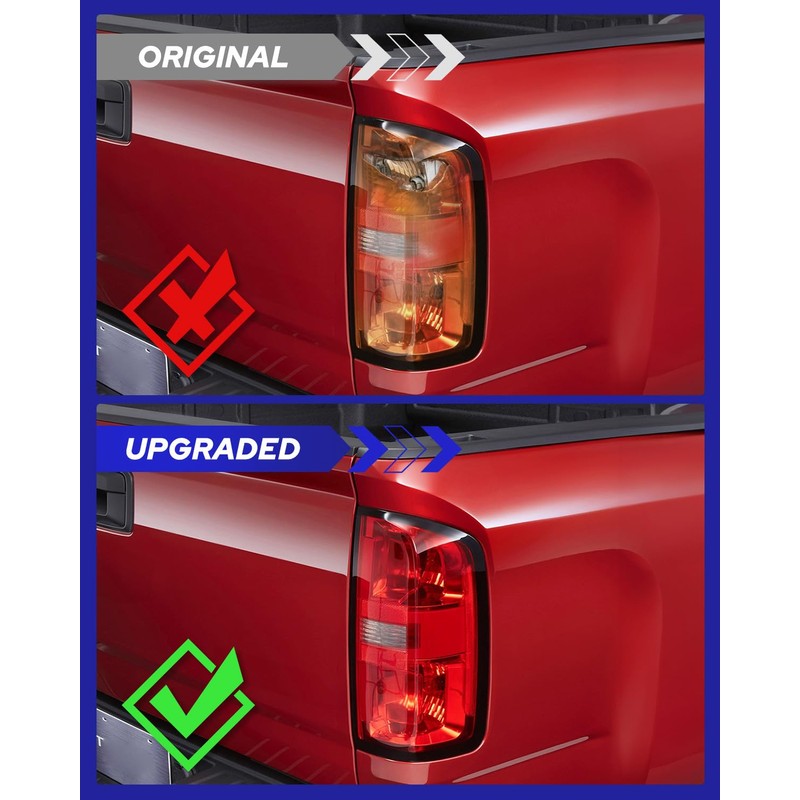 AUTOONE Chevy Colorado Tail Lights 2015-2022, Tail Lamp Assembly Right,
