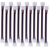 FULARR 12Pcs Professional 4 Pin LED Strip Light Connector, Non-Waterproof
