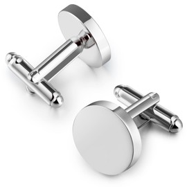 Best Gift for Men Rovtop Mens Cufflinks and Studs, Tuxedo Shirt Cufflinks and Studs Set for Men, Brass Cuff Links and Shirt Studs for Wedding/Banquet/Ceremony/Business