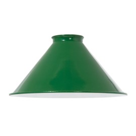 B&P Lamp® Green Industrial Cone Metal Shade