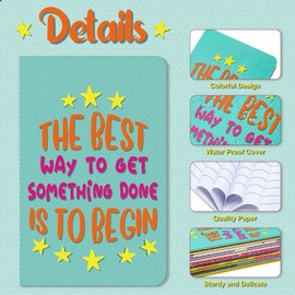 Zonon 24 Pcs Mini Colorful Notebooks, Funny Motivational Journals Notepads Inspirational Notepads Small Pocket Notebook for Kids Teacher School Office Gift Bulk Prizes Travel Supplies(Cute Style)