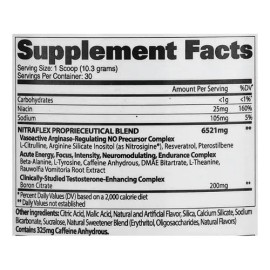 Pre Entreno Gat Nitraflex 30 Serv Pre Entrenador Gimnasio Po Sabor Uva