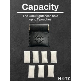 Zyn Holder – HOTZ Tiny Pouch Case for Zyn, Nectr, Snus – Discreet Storage for Pouches, Small Travel Can Alternative, Gift for Him, 2-Pack by HOTZ