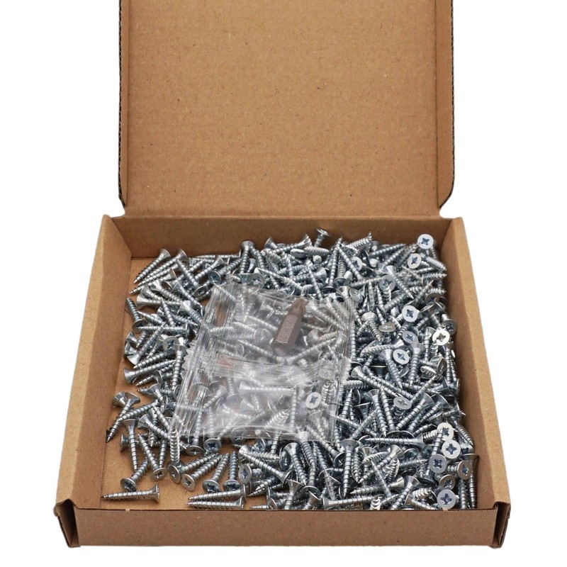 SKIR'CO (Pack of 500) Galvanised Steel 3.0 x 18 mm